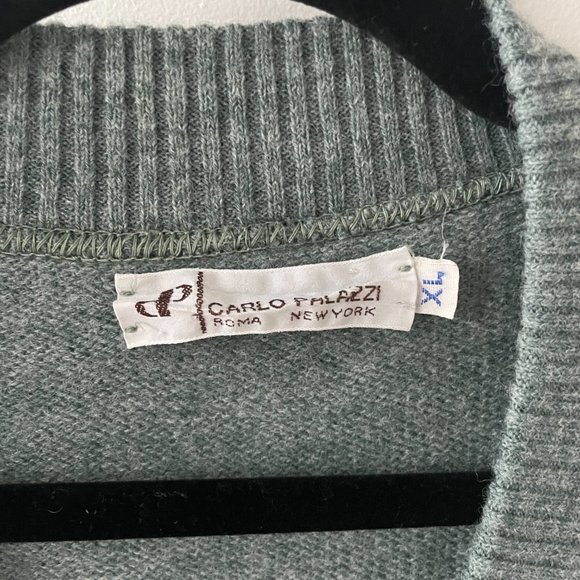 Vintage Carlo Palazzi Italian Made Sweater Vest Unisex XL - Picture 4 of 5
